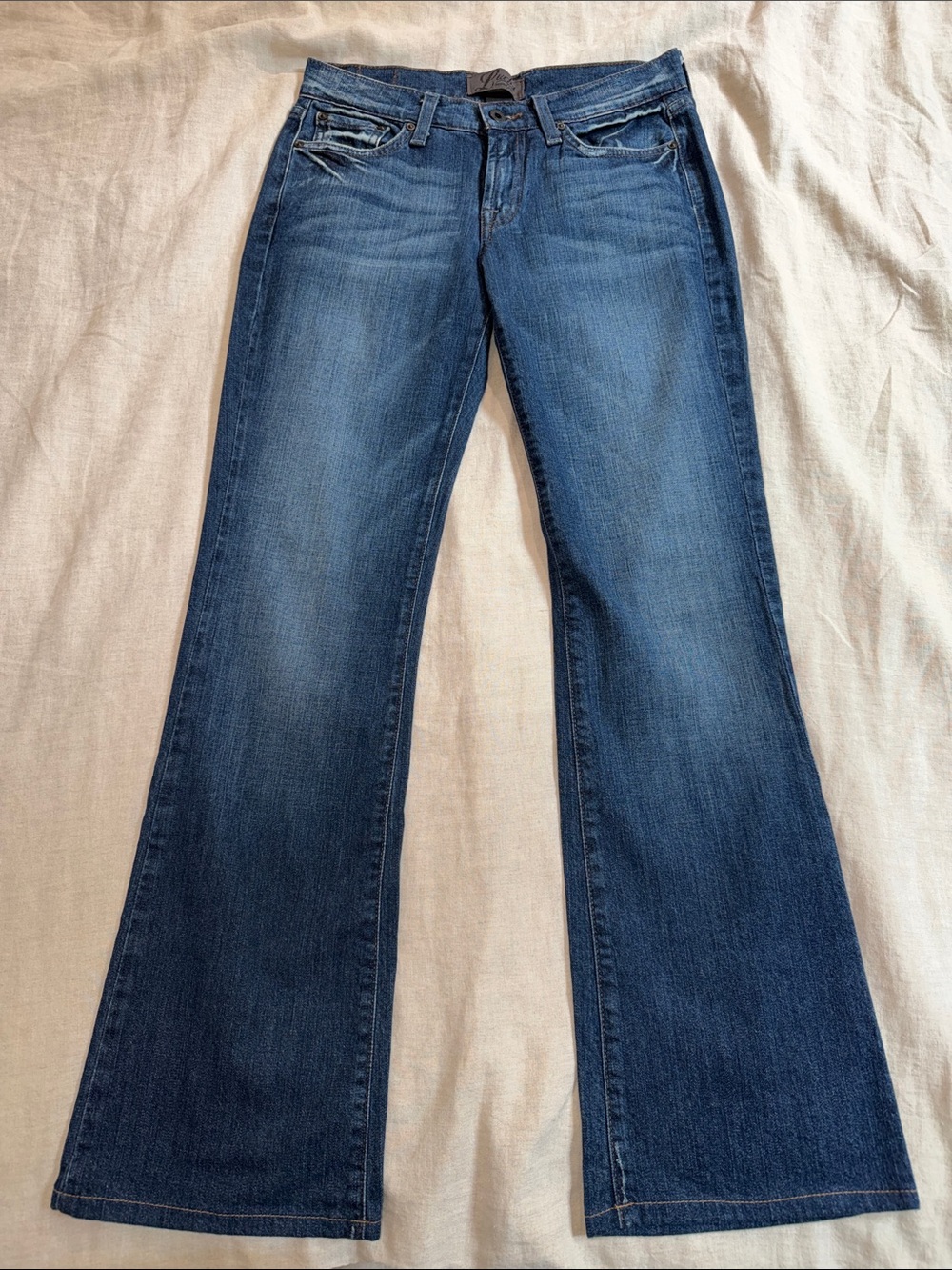 Lucky Brand - Indigo Wings Sweet N’ Low - Women's Dark Blue Flare Jeans